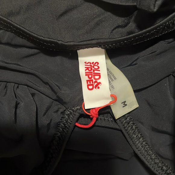 Solid and Striped Black The Olympia One-Piece Swimsuit - M - Picture 6 of 6